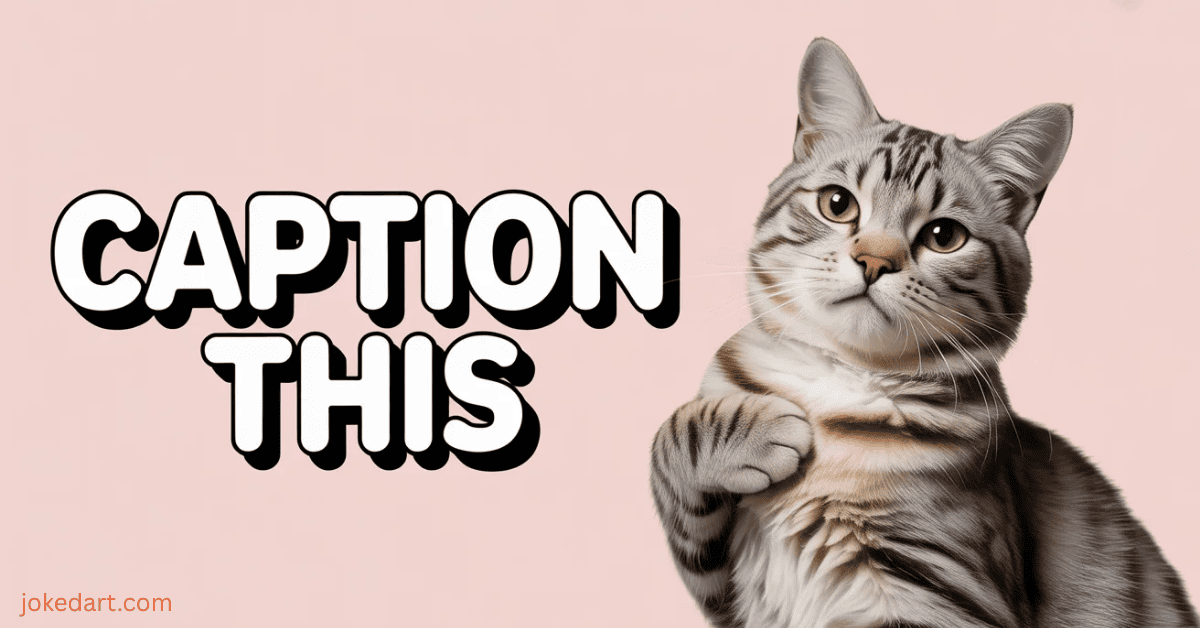 cat puns for captions image showing stylish cat posing confidently for social media humor