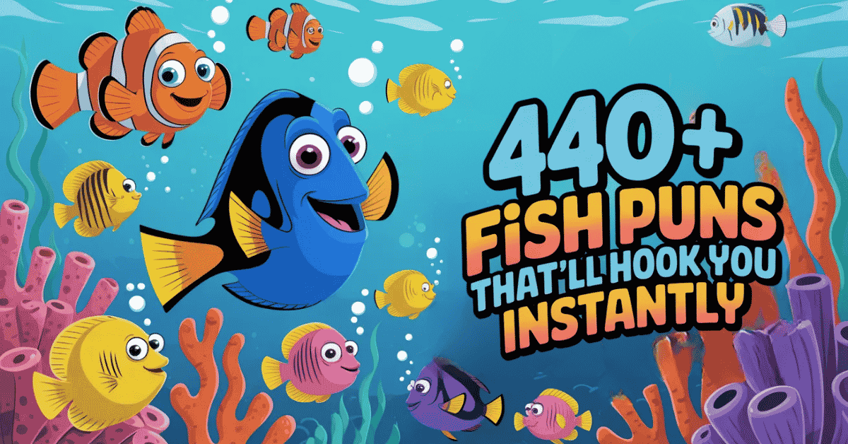 top fish puns list funny captions