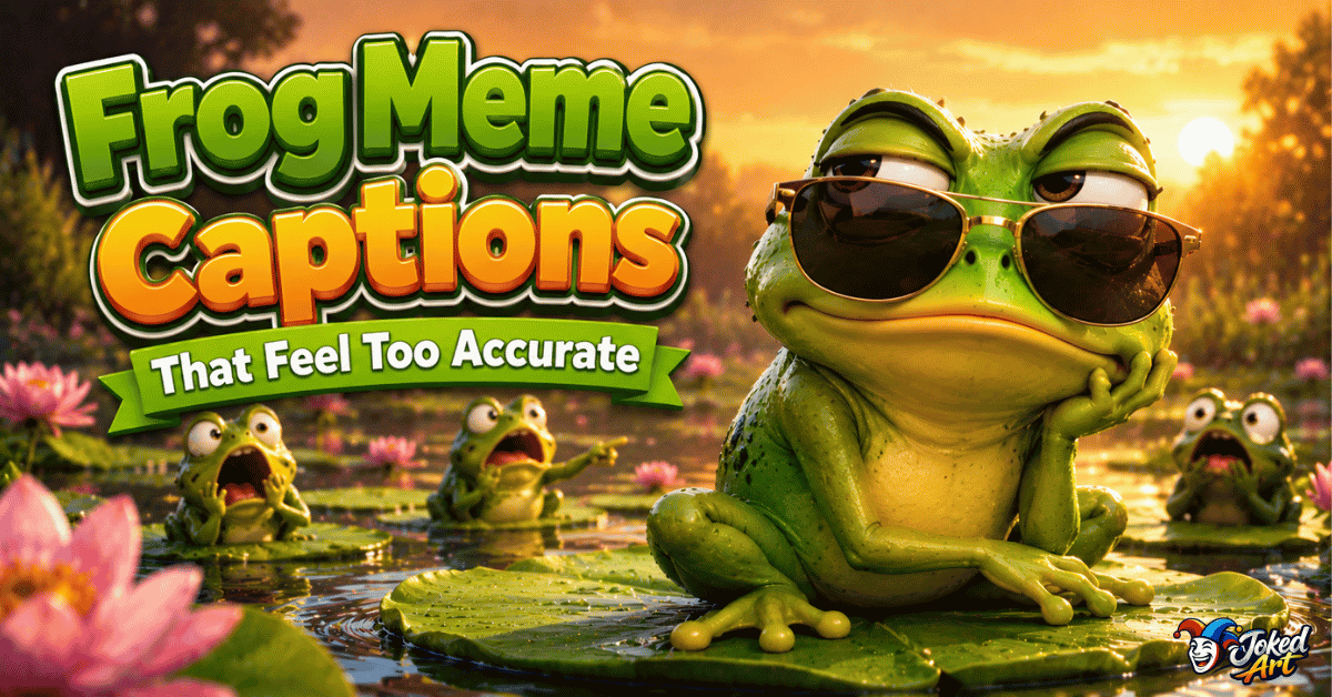 Funny frog wearing sunglasses staring at the camera with a judgmental expression.