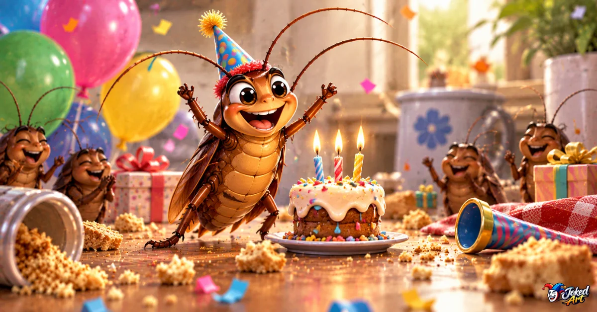  Funny cockroach birthday puns