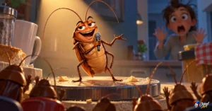 Funny cockroach puns and jokes illustration