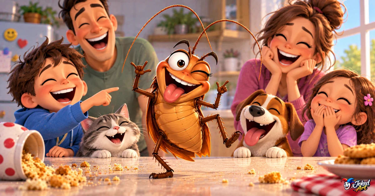 Family-friendly cockroach jokes