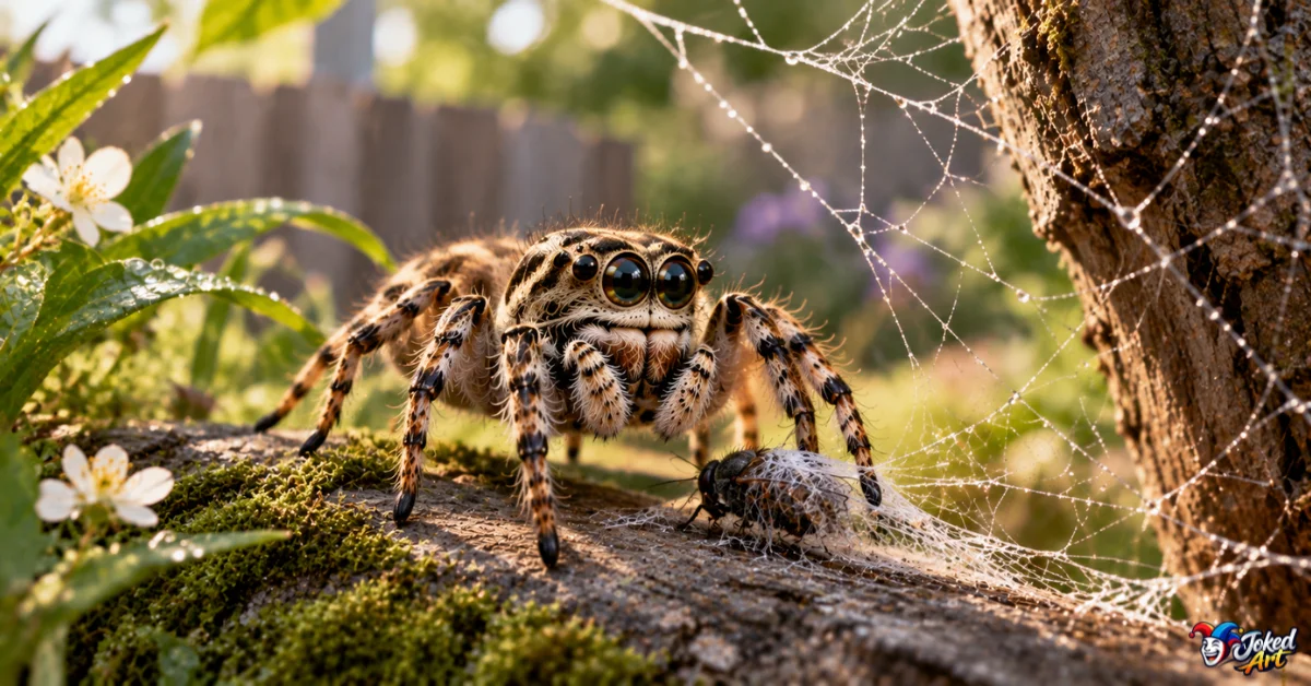 interesting-spider-facts.webp Realistic spider showing natural anatomy and behavior for interesting spider facts